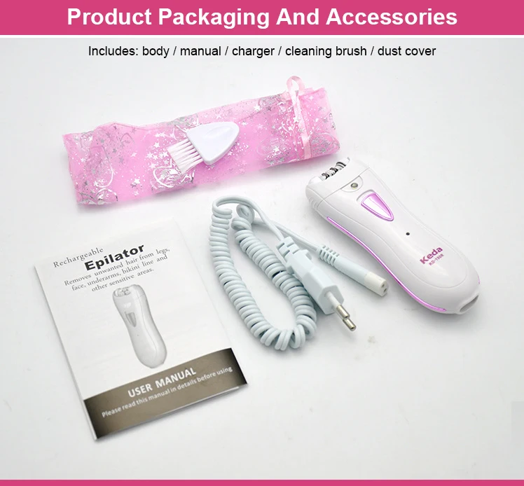 Женская бритва моющийся мини-эпилятор перезаряжаемый электрический для