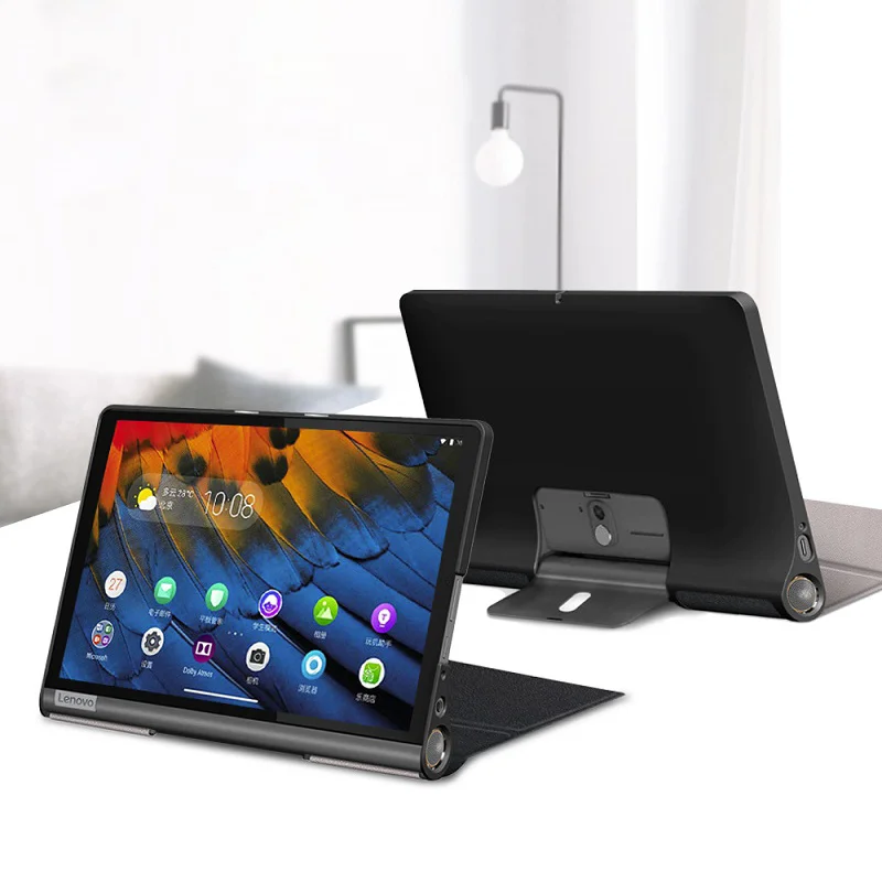Ультратонкий чехол подставка из искусственной кожи для планшета lenovo Yoga tab 5 X705F 2019