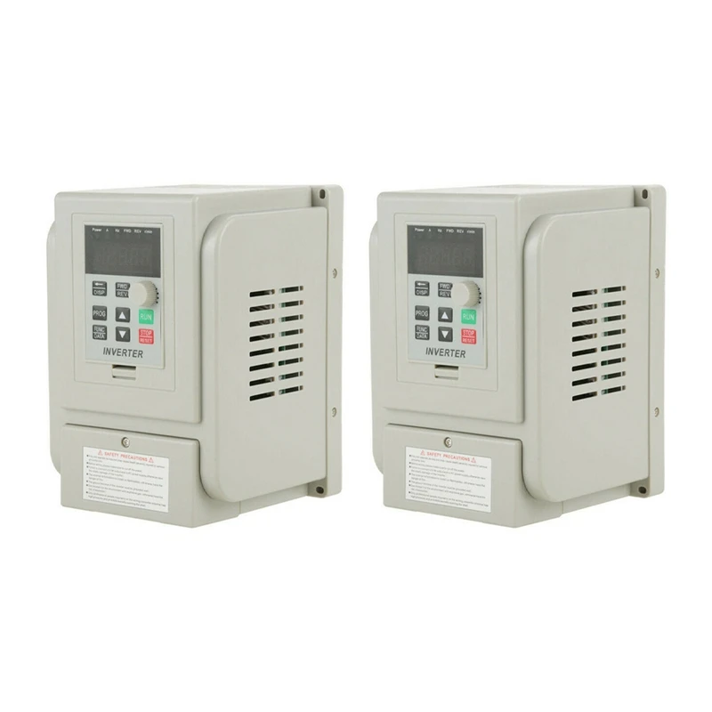 

New 2X 2.2KW 3HP 220V Variable Frequency Drive Inverter CNC VFD VSD Single To 3 Phase