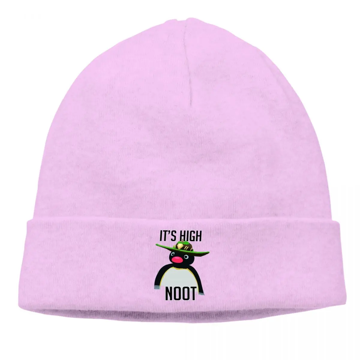 

Pingu Pinga Clay Animation Skullies Beanies It's High Knit Bonnet Hats Men Women's Unisex Ski Cap