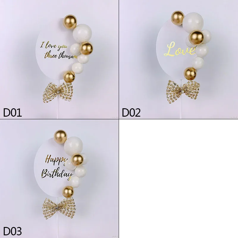 

Wedding Cake Topper Love Cake Top Flags Dessert Cupcake Topper for Kids Happy Birthday Wedding Party Cake Decor Supplies 1pc