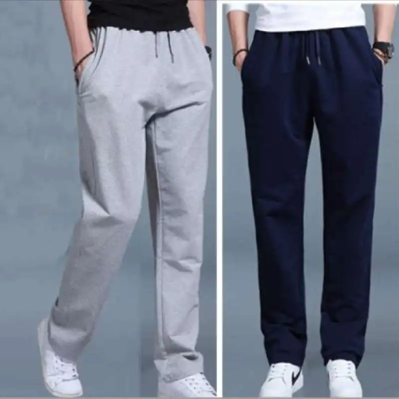

Sports pants men's straight casual plus size trousers loose running sports pants baggy pants man pant