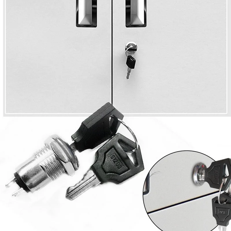 Цилиндрический выключатель блокировки телефона 12 мм цинковый сплав трубчатые