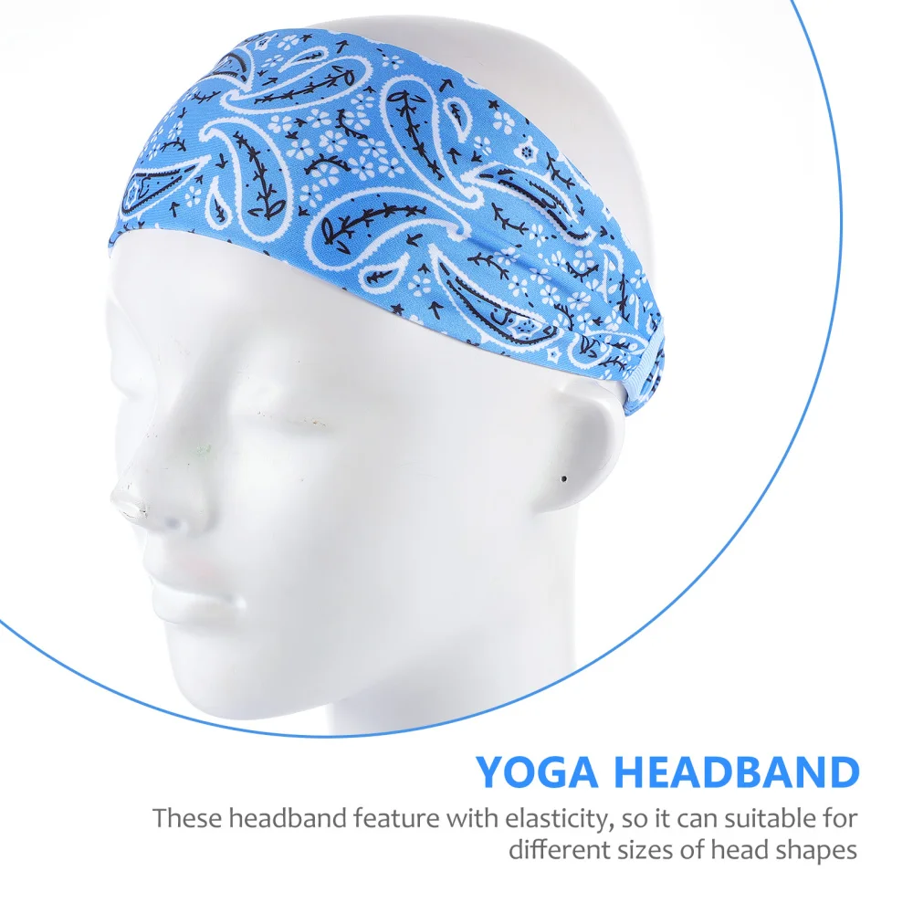 

4pcs Elastic Hair Bands Yoga Hairbands Sports Sweatbands Fitness Headbands