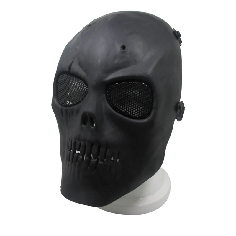 LHBL страйкбола маска череп полная защитная военный черный|Маски для вечеринки| |