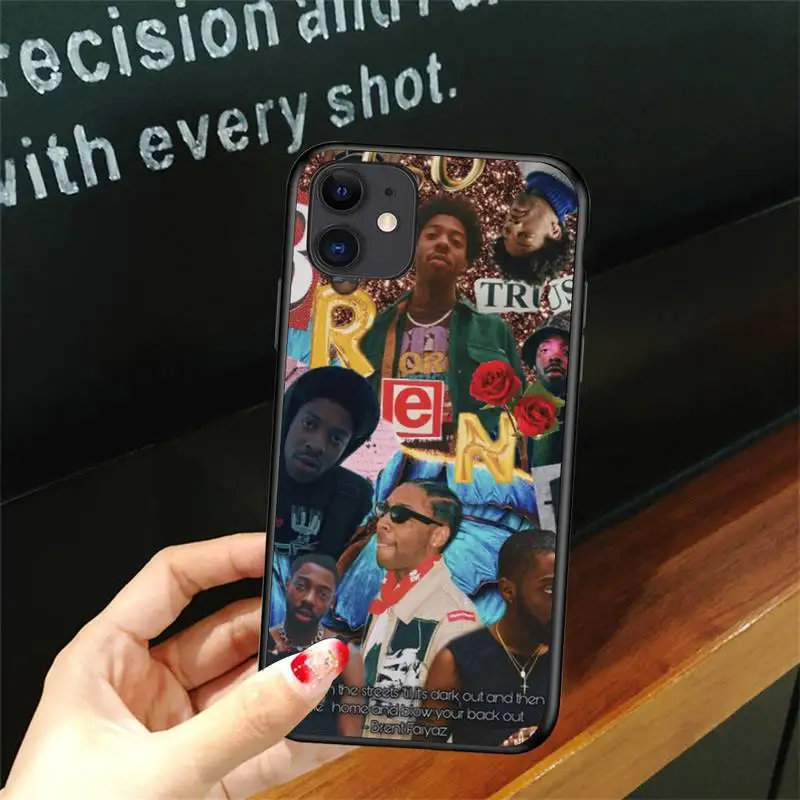 

Brent Faiyaz Singer Phone Case For Iphone 6 6s 7 8plus X Xr 11 12 Mini Pro Max Nax Fundas Cover