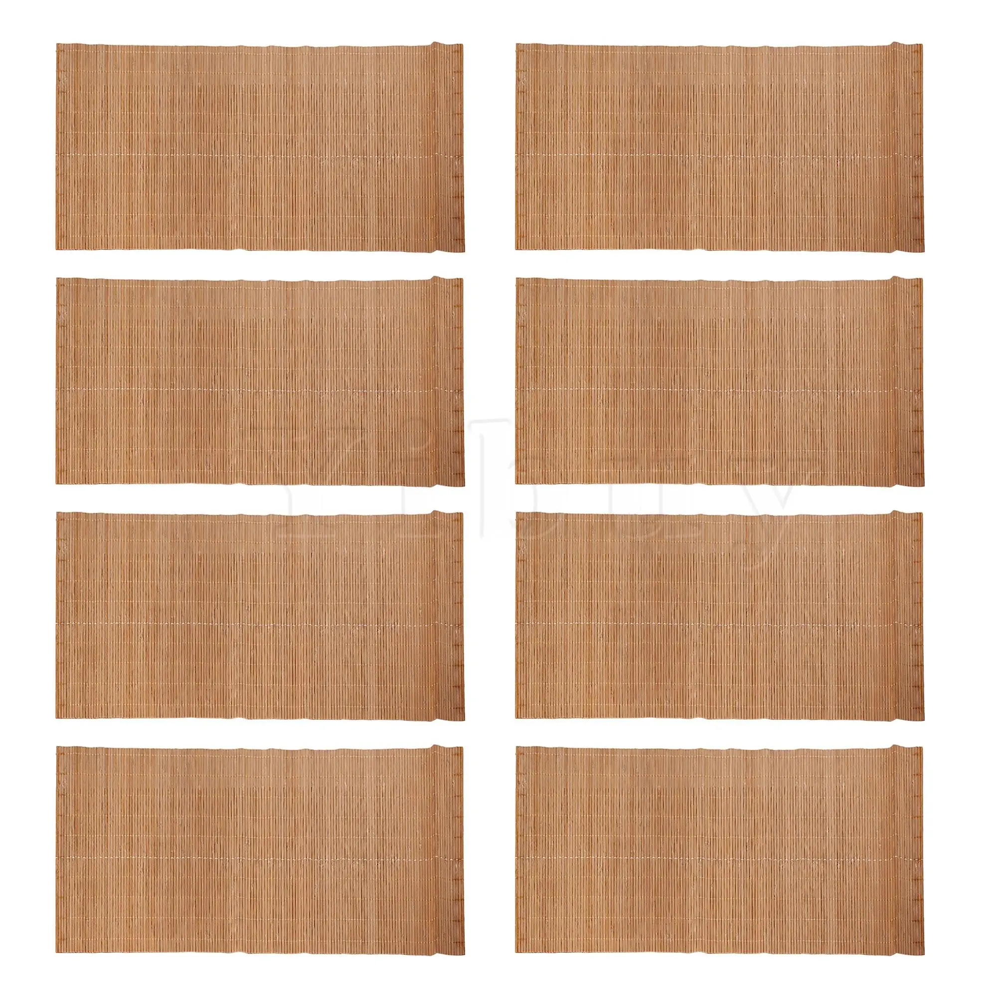 

8 x Length 45cm Bamboo Coaster Placemats Heat Insulation Pad for Kitchen