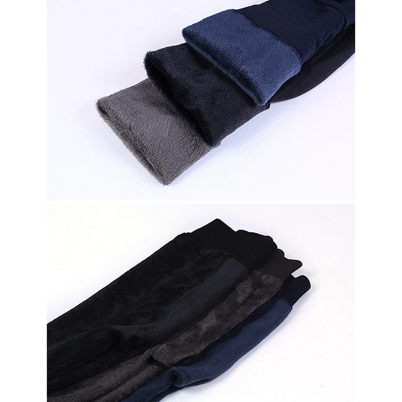 

2020 New Warm Women's Plus Velvet Winter Leggings Ankle-Length Keep Warm Solid Pants High Waist Large Size Women Leggings