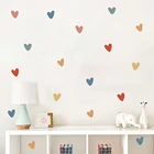 Мультяшное сердце, красочная фотография, Детская Съемная виниловая настенная наклейка сделай сам, обои для детской комнаты, украшение для дома