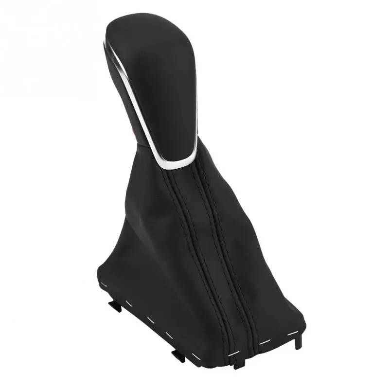 Автоматическая кожаная ручка переключения передач для автомобиля крышка