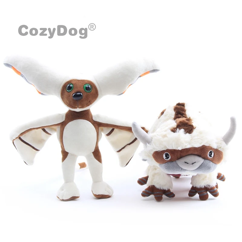 Аватар Airbender APPA 2 шт./компл. мягкая плюшевая кукла редкие крылатые Момо мягкие