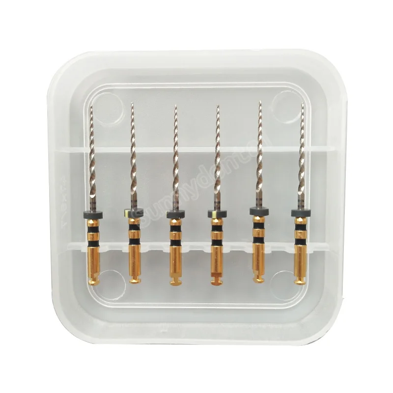 1box F4 21mm Стоматологический Maillefer NiTi Protaper универсальные файлы для использования двигателя роторный файл F4 F5 стоматологические отделочные файлы корневого канала стоматологический инструмент - Цвет: 1box F4 21mm