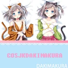Наволочка HENTAI с принцом и кошкой-бурой цукико цукаши аниме дакимакура обнимающая подушка для тела чехол для телефона кавайный чехол