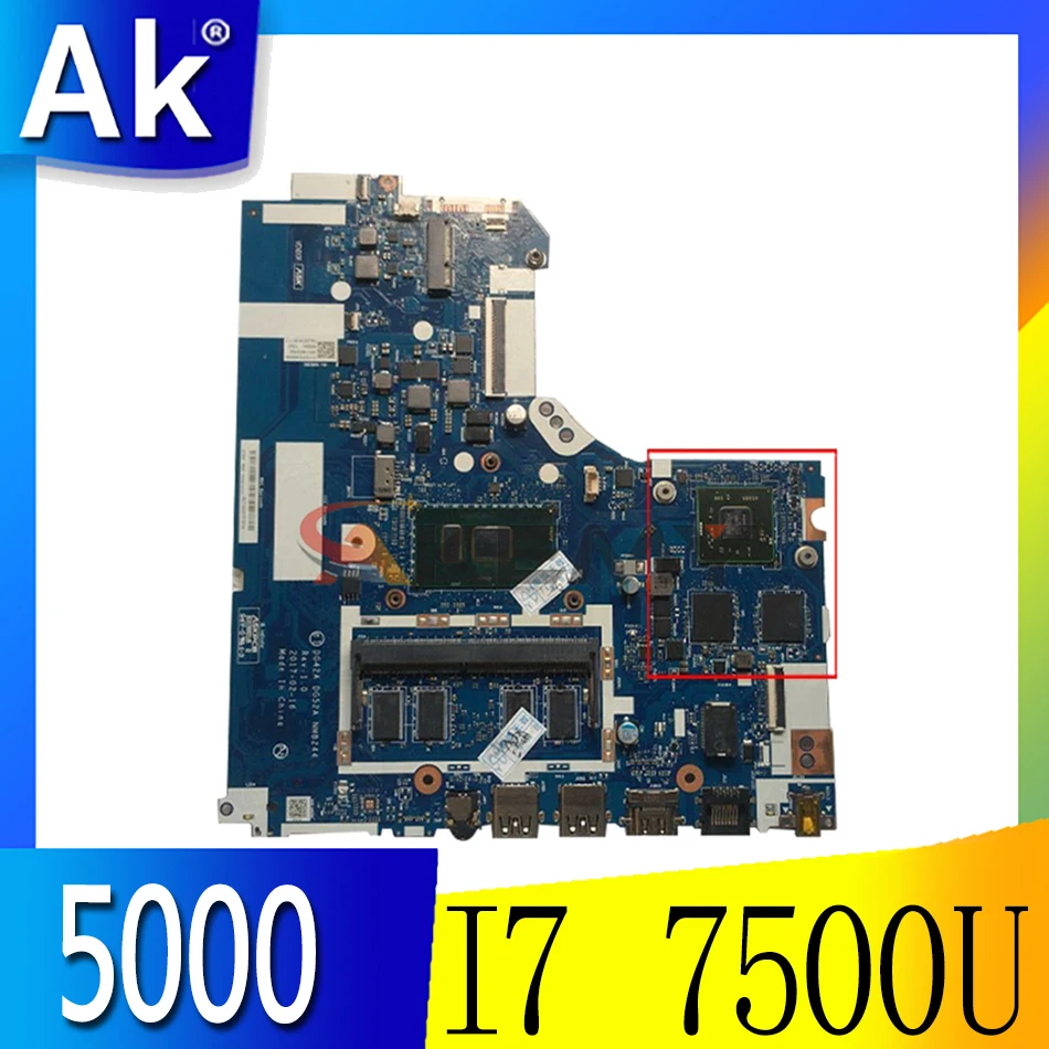 

Akemy DAG42A DAG52 NMB244 For Lenovo Xiaoxinchao 5000 Notebook Motherboard CPU I7 7500U 4G RAM DDR4 100% Test Work