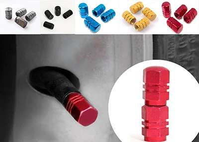 

Hexagonal Alloy Dust Valve Caps for Mazda 2 3 5 6 MX5 RX7 RX8 MPS CX7 MX6 4 Pieces red
