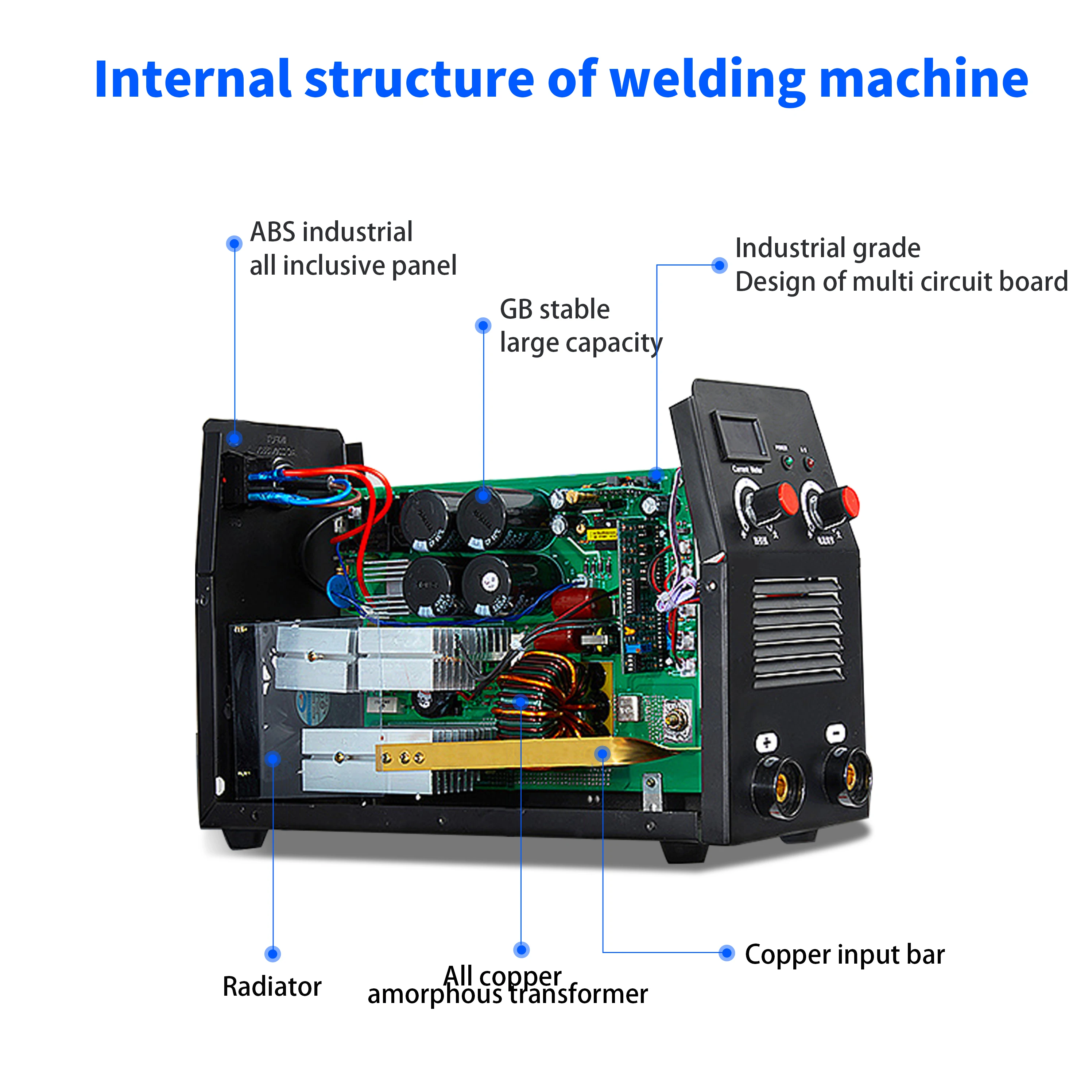 

Plasma Cutter CUT55P IGBT 110V/220V Dual Voltage DC 50 Amp Cutting Portable Cutting With Accessory Tools
