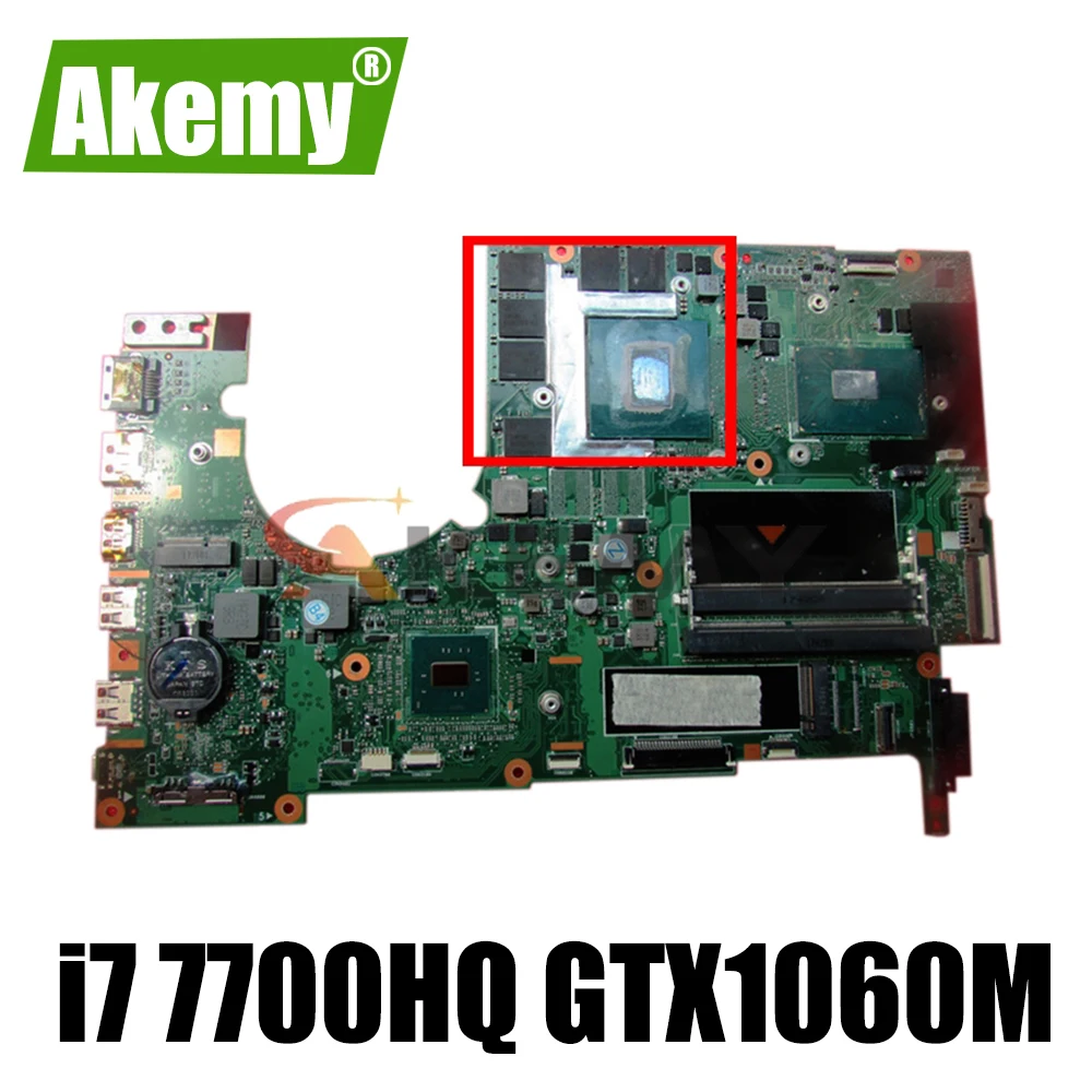 

MU5DC/CH7DC for ACER Predator 17 G9-793 G9-593 NBQ1T11001 Laptop Motherboard CPU i7 7700HQ GPU GTX1060M 100% Test Work