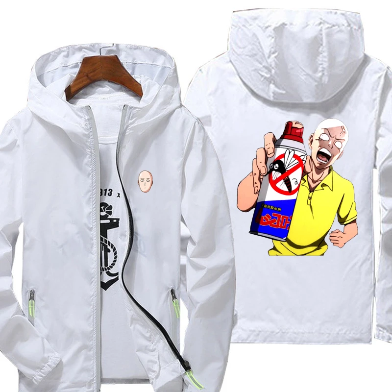 

Мужские модные куртки и пальто One punch, новая мужская весенне-летняя куртка, Мужская Уличная одежда, повседневная Уличная одежда