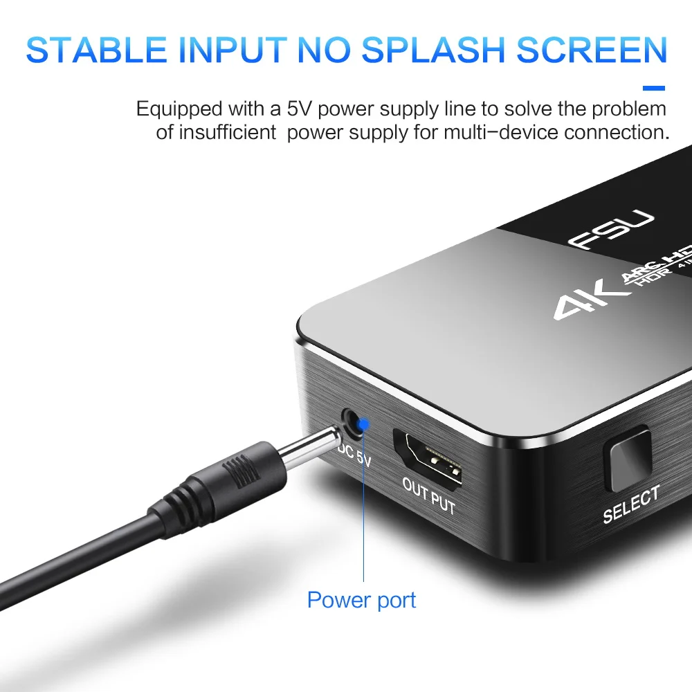 HDMI переключатель 2 0 4K 60 Гц HDR Сплиттер 4 в 1 аудио экстрактор ARC & IR управление для PS3