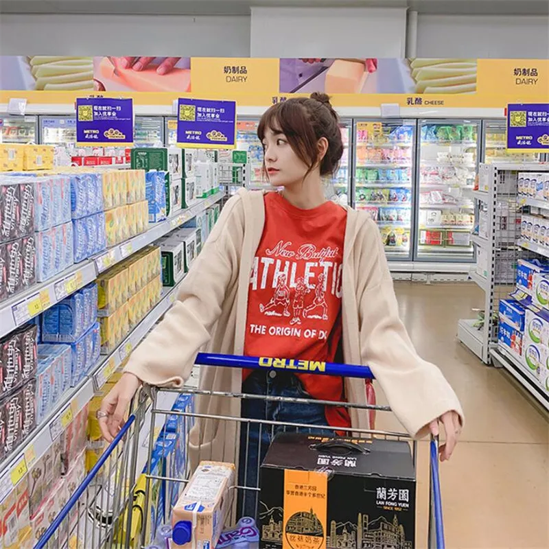 2019 женский свитер с капюшоном осенний и зимний однотонный вязаный кардиган