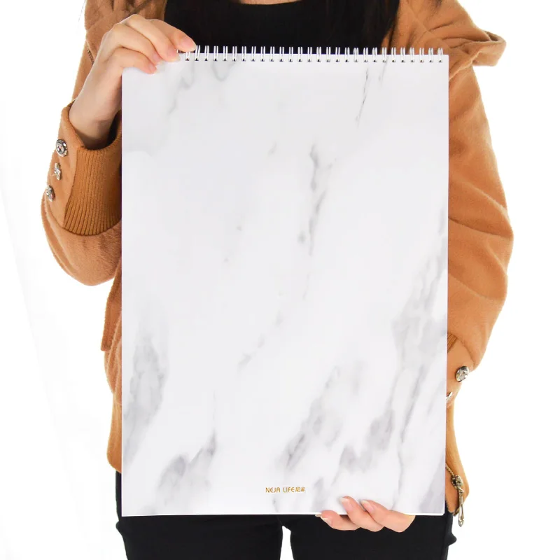 Дневник для рисования А3 А4 граффити чехол под мрамор записная книжка блокнот