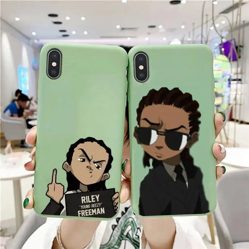 

Babaite The Boondocks Phone Case for iPhone 11 12 13 mini pro XS MAX 8 7 6 6S Plus X 5S SE 2020 XR case
