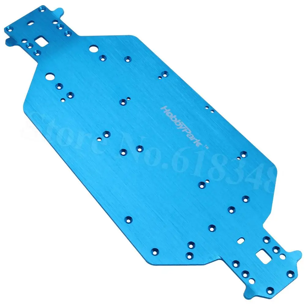 Blue HSP 04001 металлическое алюминиевое шасси обновленные части 03601 для Redcat Volcano EPX Exceed Infinitive EP 1/10 RC багги Monster Truck - Цвет: Blue