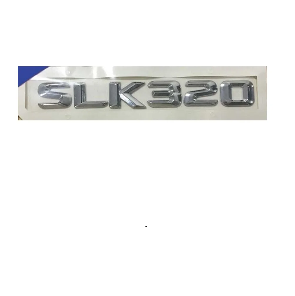 Хромированная надпись SLK 320 на заднюю часть БАГАЖНИКА АВТОМОБИЛЯ значок с