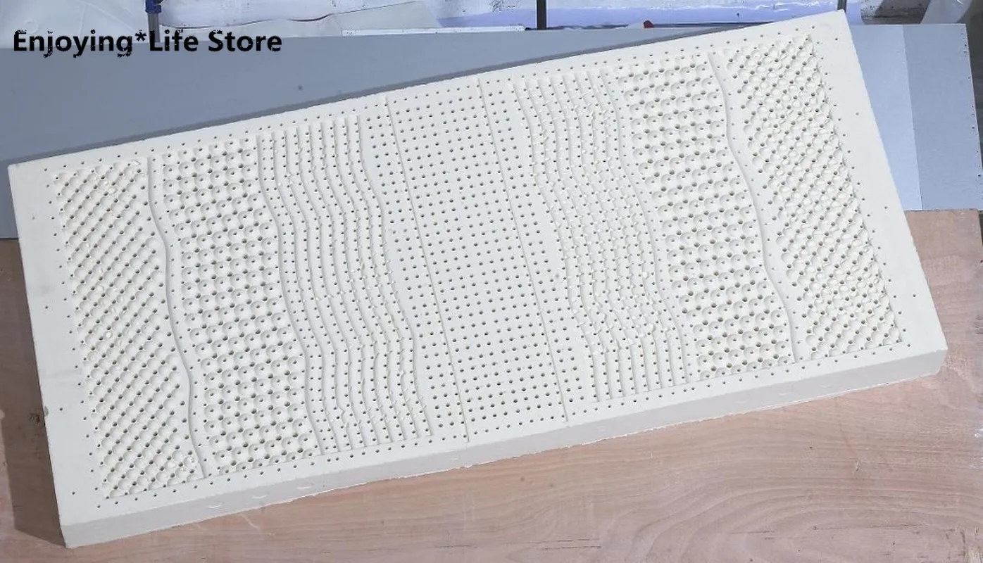 Матрас из 100% натурального латекса толщина 7 5 см суперодиночный семерная форма