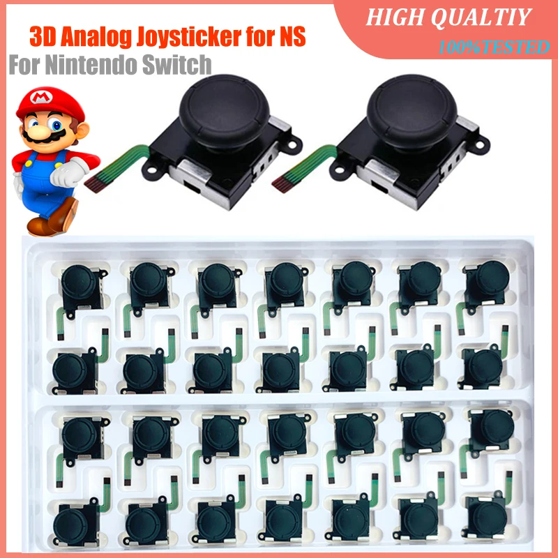 100 шт/лот 3D Аналоговый джойстик управления Pad совместимый с Nod переключатель Joy con