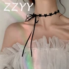 ZZYY Чокер ожерелья для женщин Свадебная Цепочка Сердце Готический кулон ювелирные изделия для девушек Y2k аксессуары золотые винтажные Kpop ожерелья сексуальные