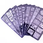 2022 новый дизайн роза цветок дизайн ногтей штамп шаблон цветок Мандала бабочка изображение пластины ногтей штамповка пластины инструменты для маникюра