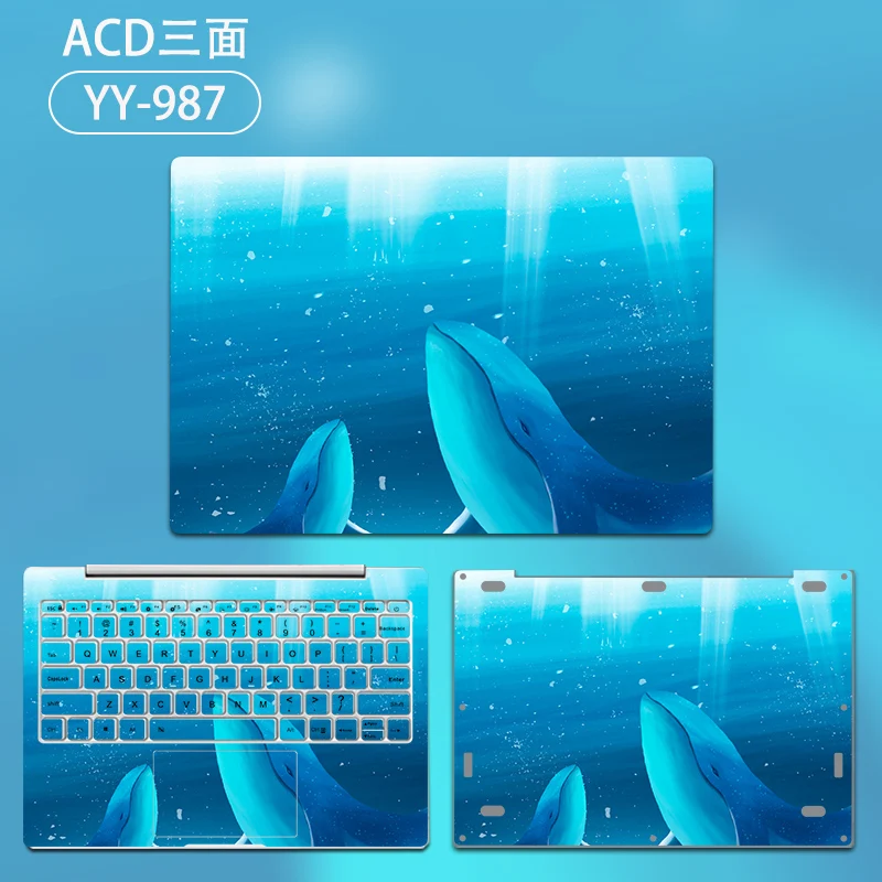 4 Звездная наклейка для ноутбука Xiao mi notebook mi Air 12 13 виниловая наклейка s для Xiao mi Pro 15,6 Red mi Book 14 чехол для ноутбука - Цвет: 4