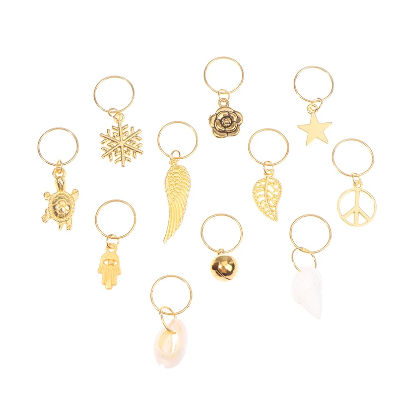 Детская одежда на рост 80 90 100 шт. металлический африканских волос кольца Бусины