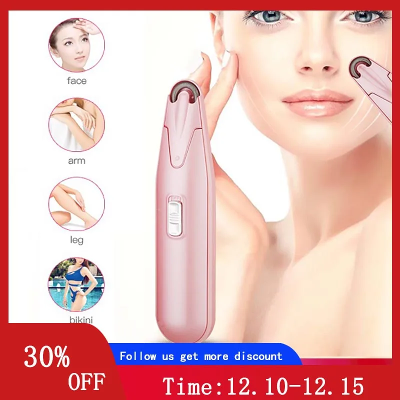 Мини Портативный электрический эпилятор безболезненное удаление волос на теле