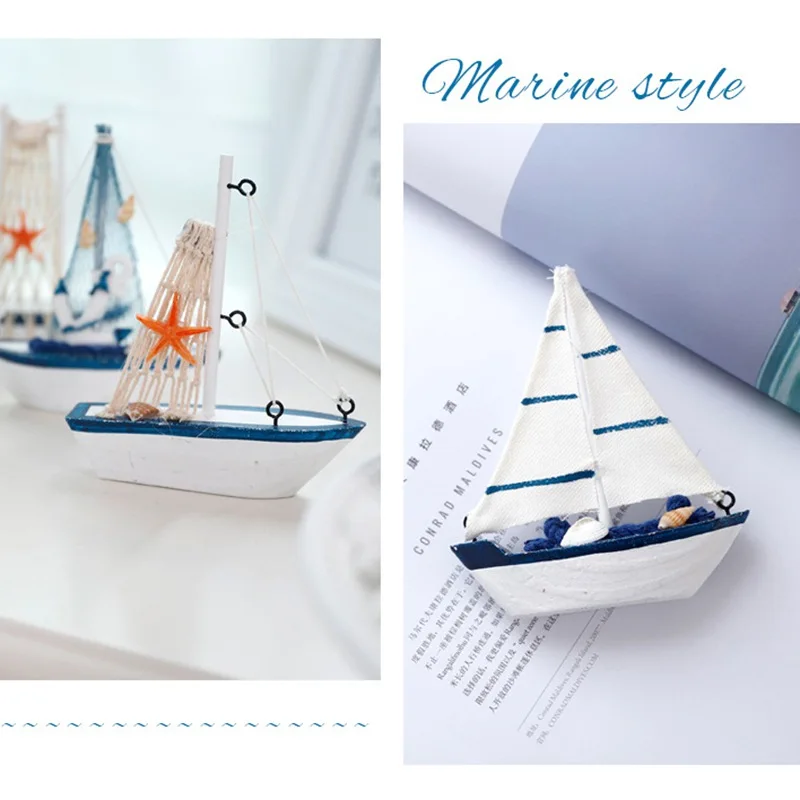 Средиземноморский стиль пляжные стикеры морской тематики деревянная модель