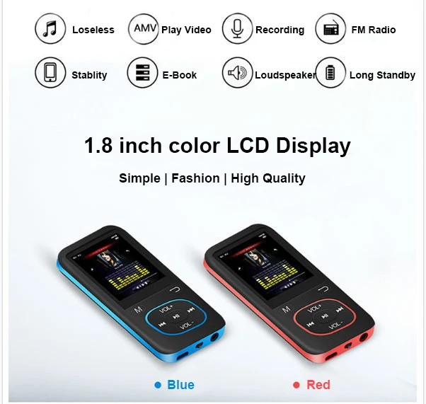 Цифровой диктофон HD с шумоподавлением музыка MP3 видеоплеер FM радио Электронная