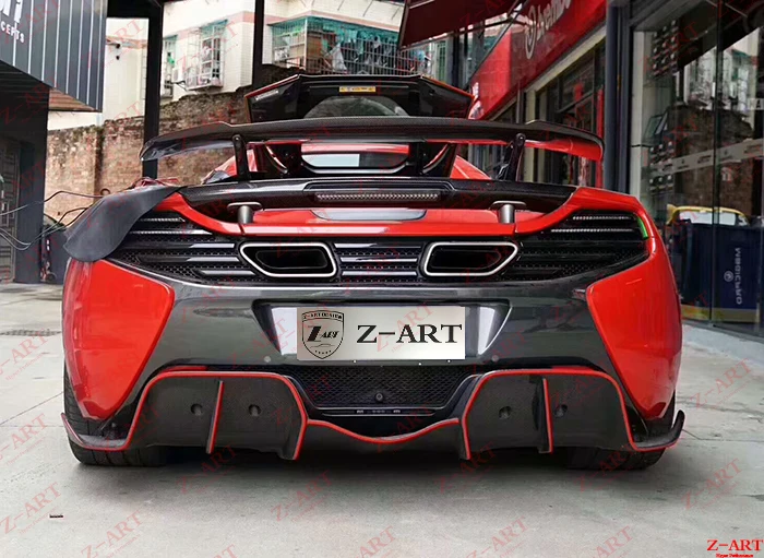 Заднее крыло из углеродного волокна Z-ART для Mclaren MP4 12C заднее MP4-12C задний спойлер |
