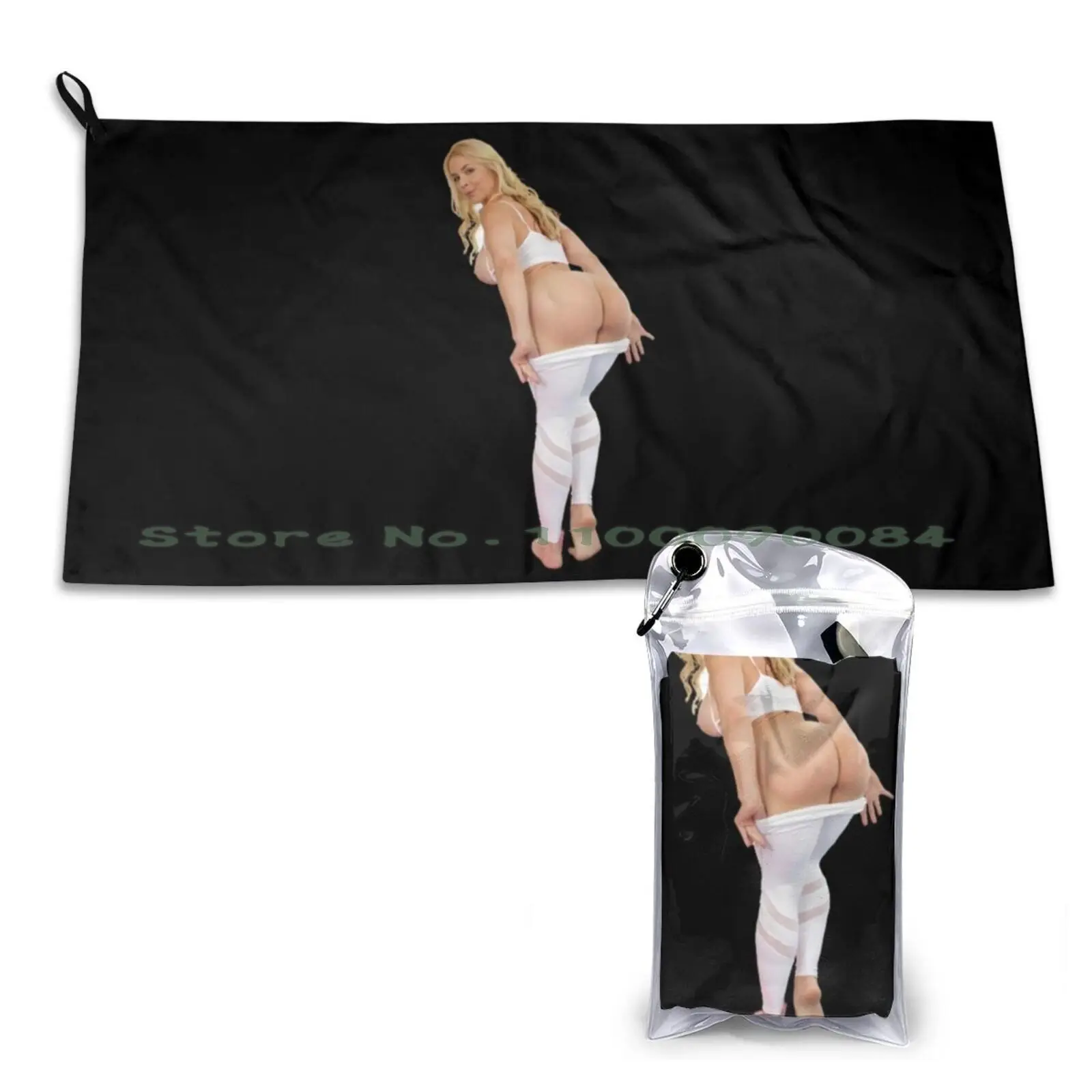 Sarah Vandella Big Ass American Quick Dry Towel Gym Sports B