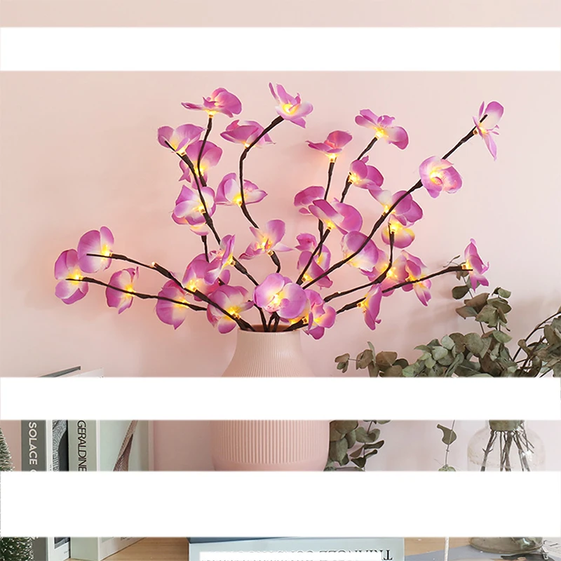 Фаленопсис ветви дерева светильник цветочный s дома для рождественской