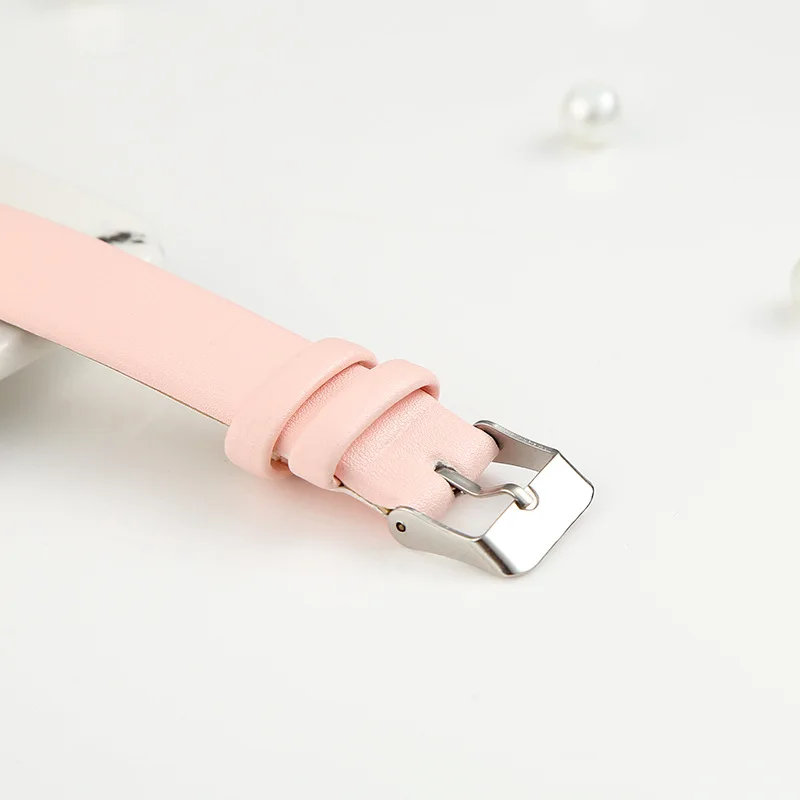 Модные женские часы повседневные с кожаным ремешком минималистичные простые