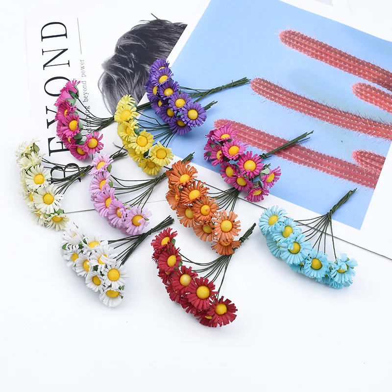 Недорогие искусственные растения шелковые Подсолнухи искусственная гирлянда