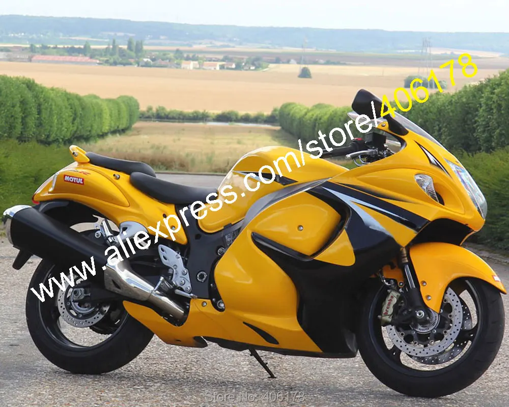 Для Suzuki GSXR1300 детали 2008 2016 Hayabusa GSX R1300 08 16 желтый черный спортивный велосипед