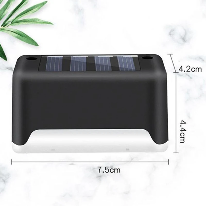 

4PCS Waterproof Led Solar Outdoor Fence Lamp Stairs Pathway Yard Solar Lights