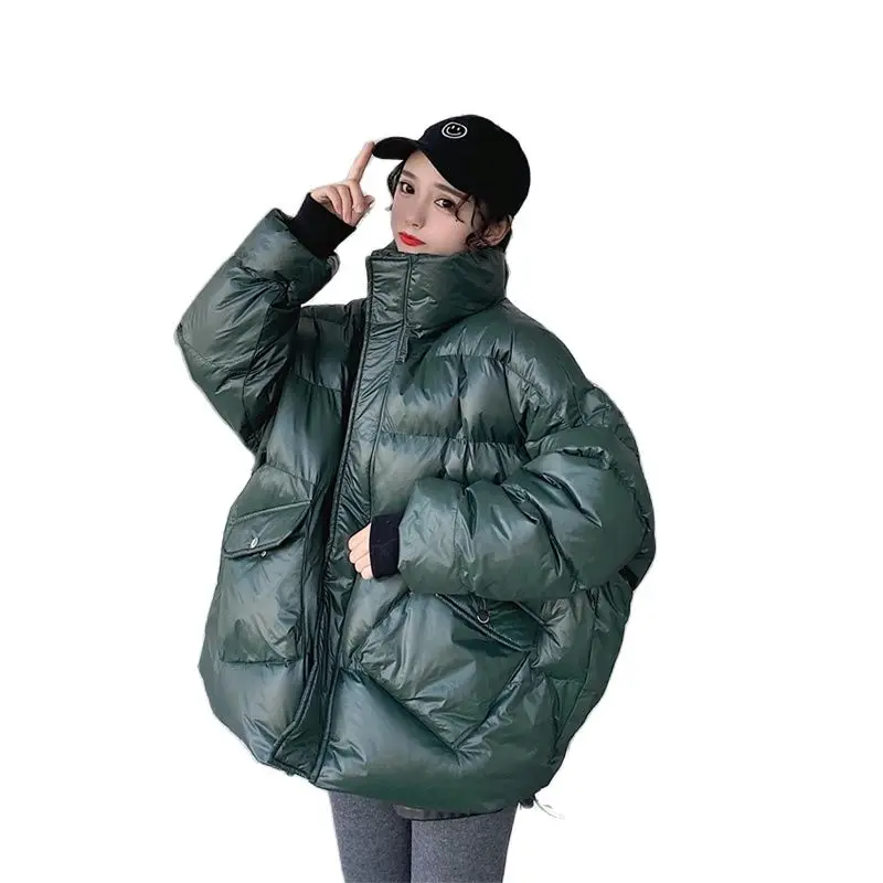 

Winter Black Cotton-padded Clothes 2022 New Women's Clothing Winter Jackets Coats Thick Korean Loose Parkas Women Outerwear 370