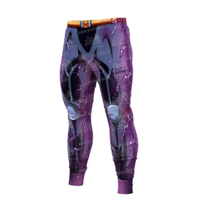 

2021 New Cartoons Printing Fitness Tights Trousers Gym Compression Pants Bodybuilding Sport Running Leggings Jogging Pants Men