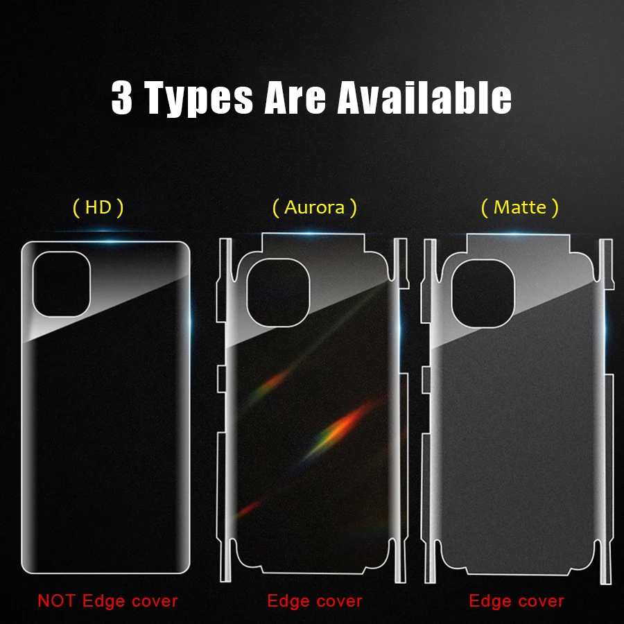 Front+Back Full Body Screen Protector For iPhone 12 Pro Max Matte Full Cover Edge For iPhone 12 Pro Max Full Cover Hydrogel Film