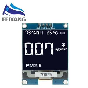 Экран с OLED-экраном 1,5 дюйма, 1,5 дюйма, 128x128, белыйжелтый для Raspberry Pi для STM32 для Arduino