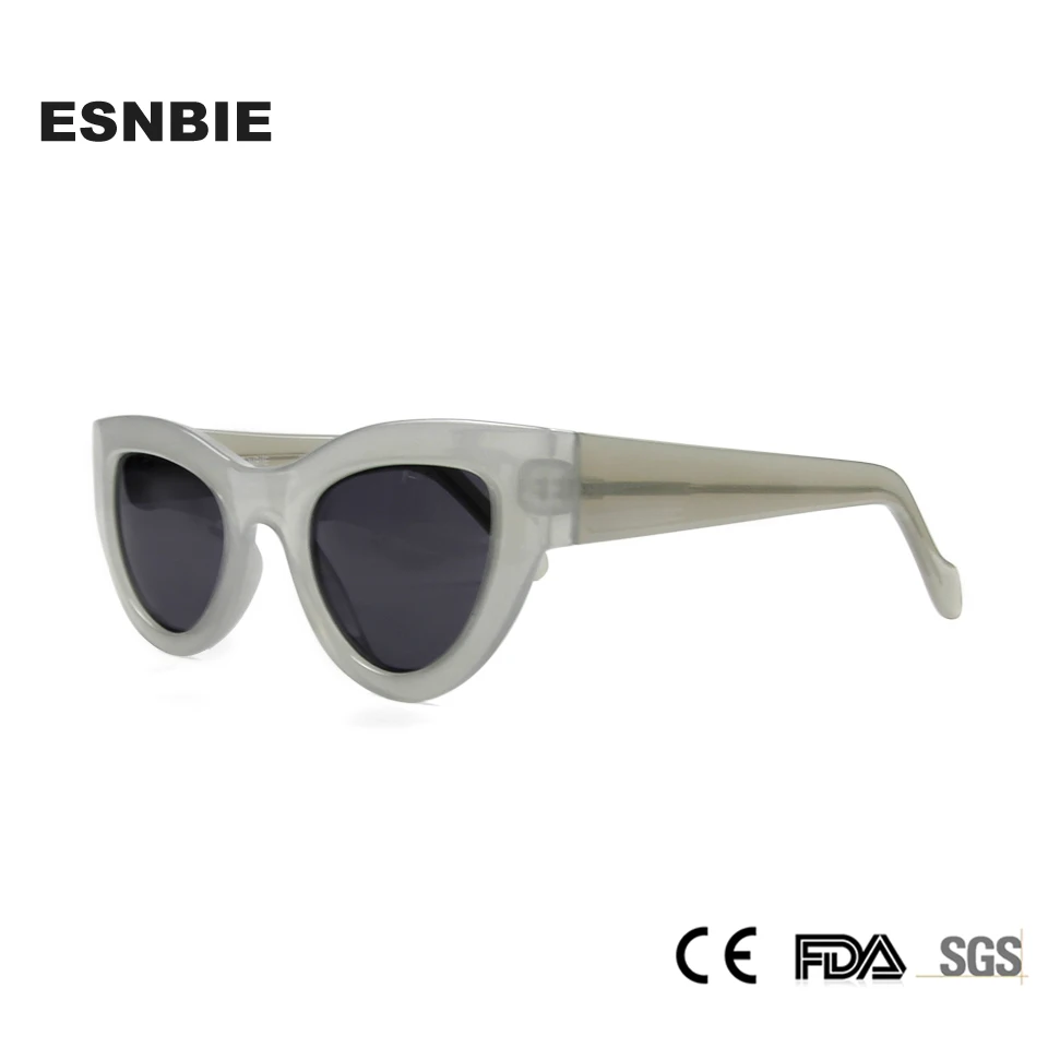 

Trendy Cat Eye Sunglasses Women Glossy Color Uv400 Brand Designer Shades For Female Ladies Sexy Eyewear Gafas De Sol