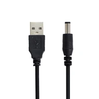 cablecc usb 2 0 a type male to 5 5 x 2 5mm dc 5v power plug barrel connector charge cable 100cm